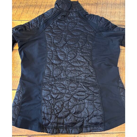 Kerrits Womens Black Quilted Full Zip Lightweight Equestrian Riding Jacket Large - Picture 7 of 9